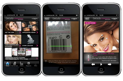 Beauty Confidential, aplicação de iPhone da L'Oréal Paris