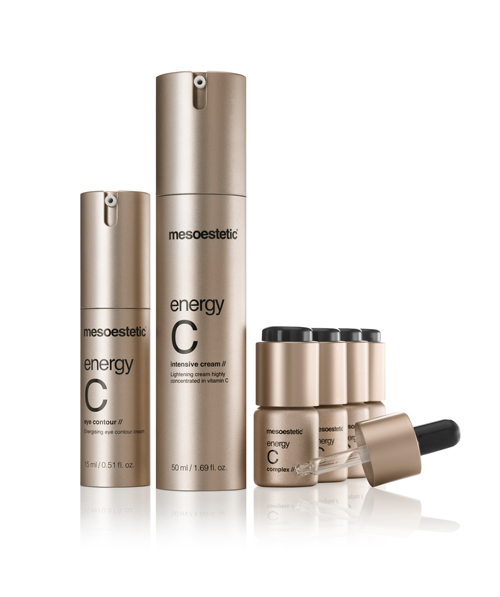 energy C by mesoestetic produtos de manutenção 