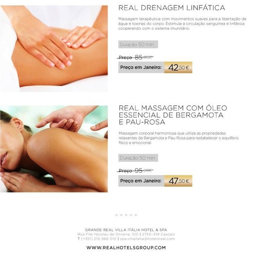 Real Drenagem Linfática e Real Massagem com Óleo Essencial de Bergamota e Pau-Rosa com 50% de desconto