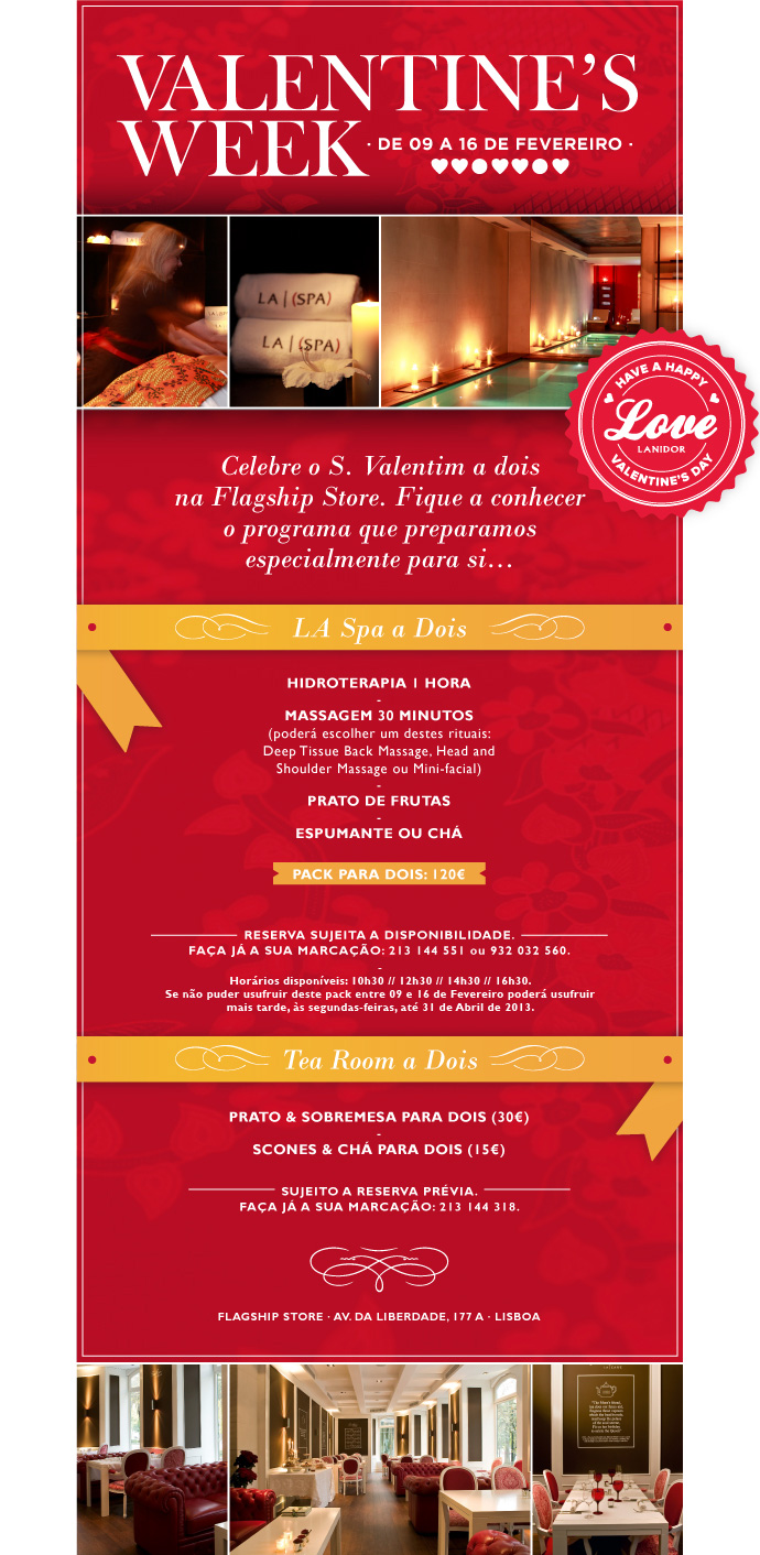 LA Spa e Tea Room: Valentine's Week