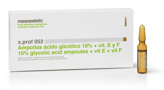 Ampolas de Ácido Glicólico 10% + Vitamina E e F