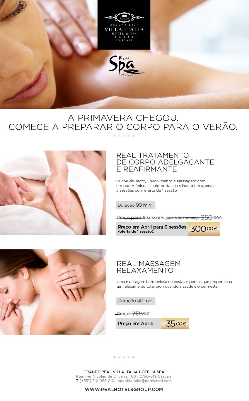 Abril no Real Spa Marine