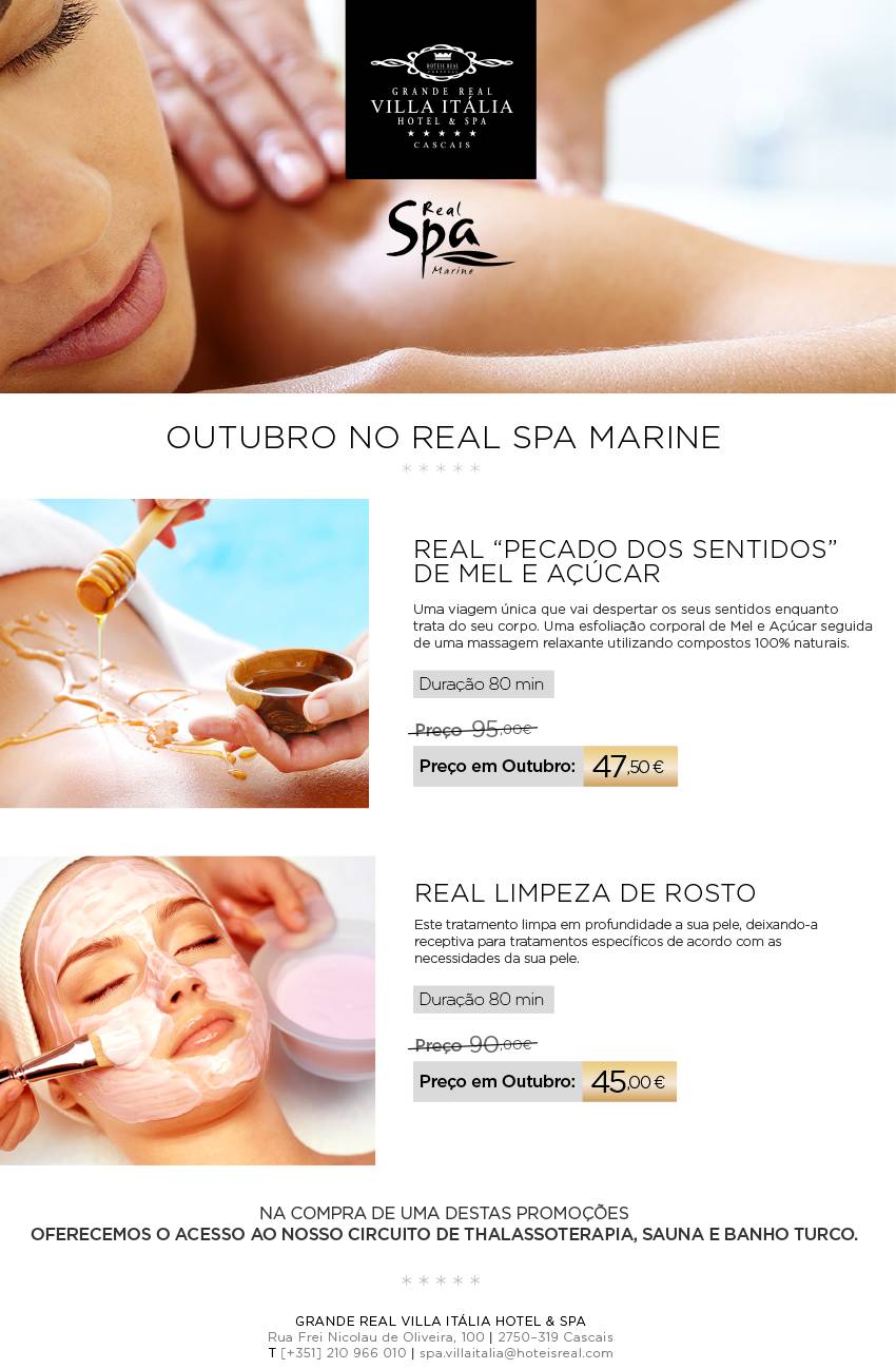 Outubro no Real Spa Marine