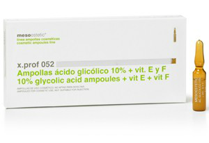ampolas de Ácido Glicólico 10% + Vitamina E e F